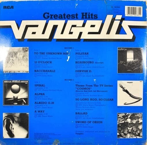 Vangelis - Greatest Hits - Imagen 2